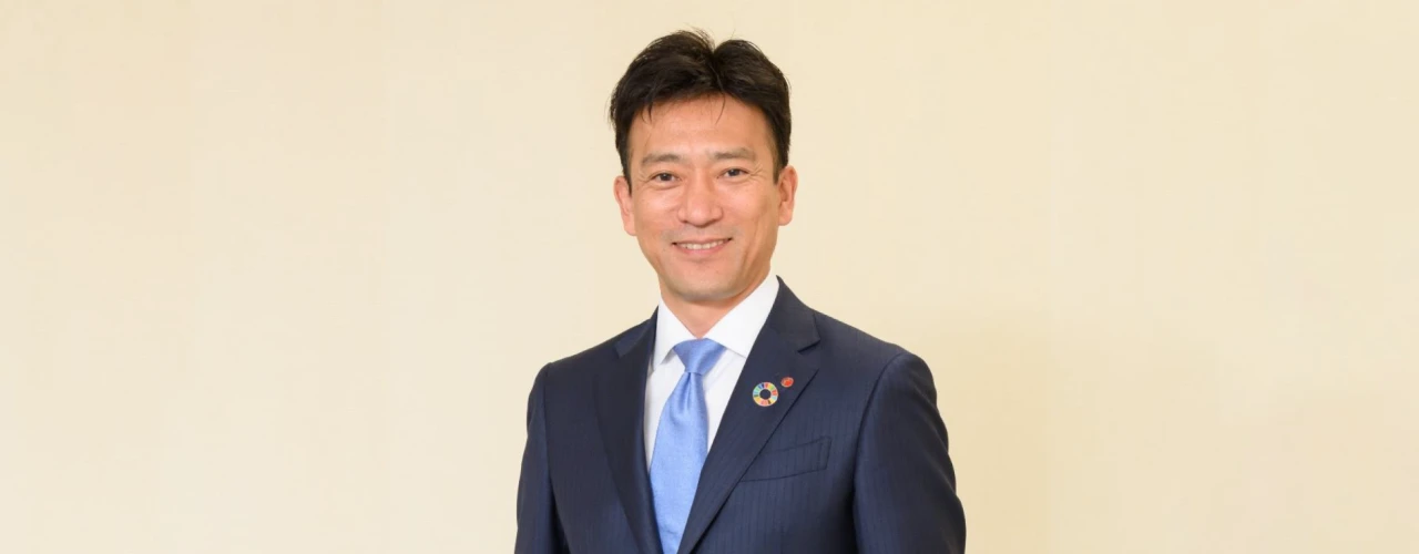 Photograph of Representative Director and President TAKUYA YOSHIDA