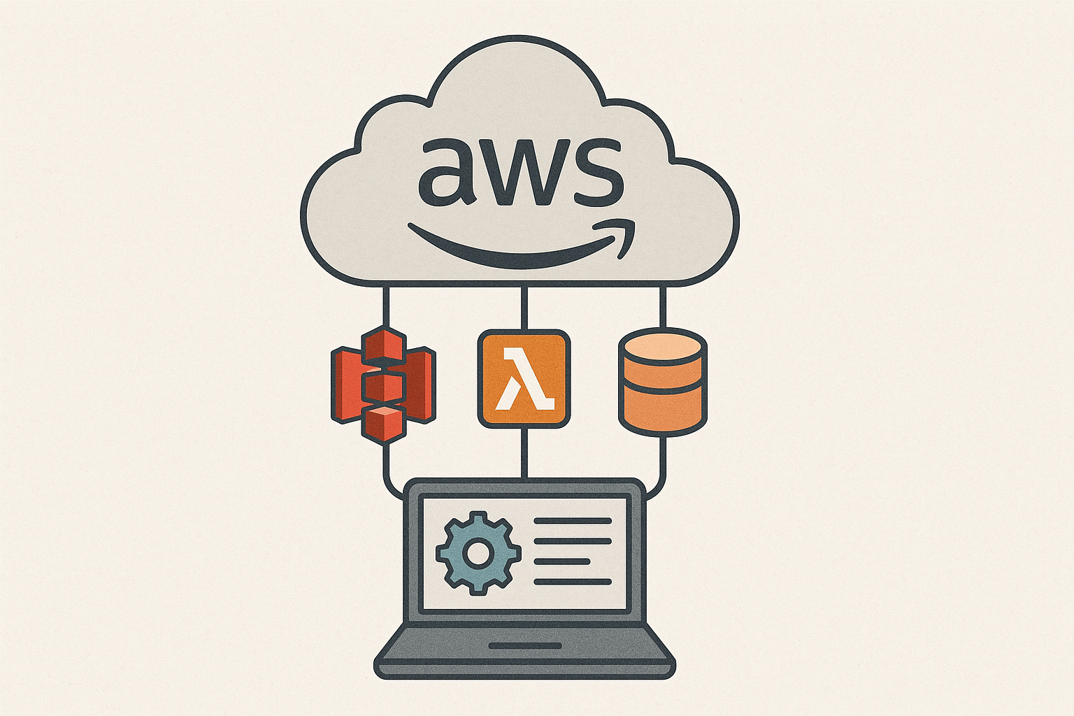 AWSクラウド活用のイメージ
